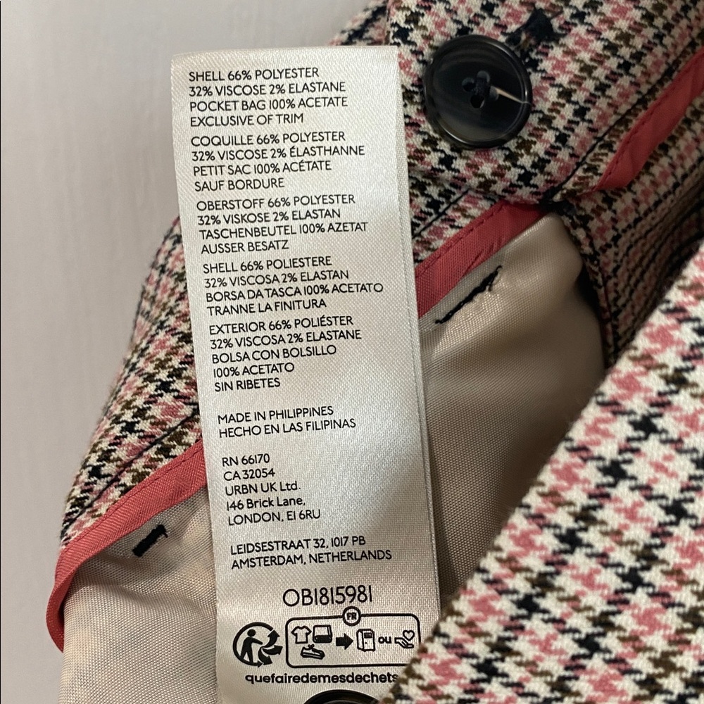 Maeve By Anthropologie The Avery Pleated Wide-Leg Trousers Plaid Edition - Picture 16 of 16